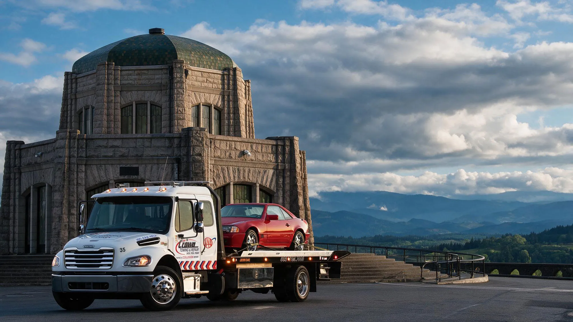 Crown Towing & Collision — Portland auto body and towing