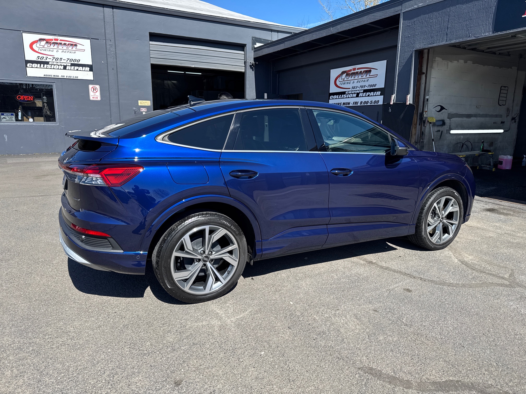 Collision and auto body repair at Crown's Portland shop